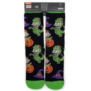 Odd Sox Rugrats Crew Socks Mens Womens Halloween Tommy Dil Reptar Pumpkin Witch
